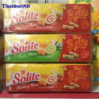 Bánh bông lan cuộn kem Solite hộp 360g