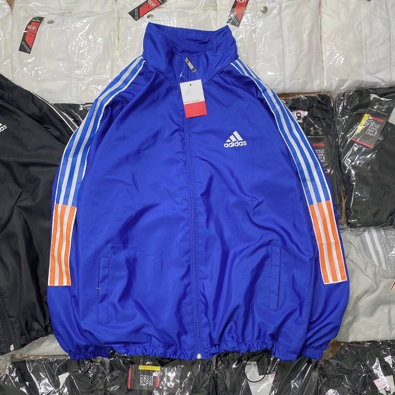 Áo khoác unisex form rộng- Áo khoác Adidas SIÊU HOT kẻ sọc,có 4 màu,from rộng