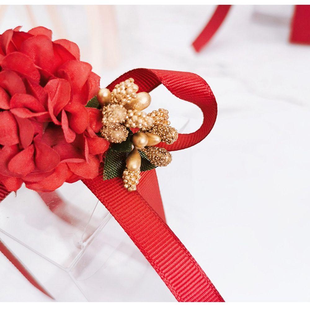 Bộ 10 Túi Nhựa PVC Đựng Kẹo / Trang Sức Họa Tiết Hoa Lãng Mạn