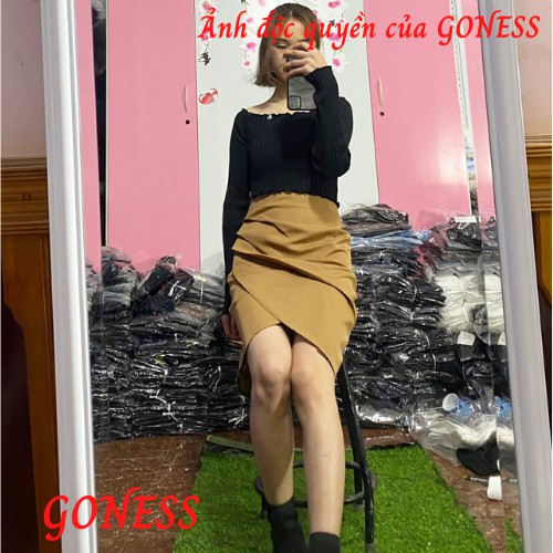 Chân váy Goness cánh tiên lụa không nhăn không xù phong cách Hàn Quốc | BigBuy360 - bigbuy360.vn