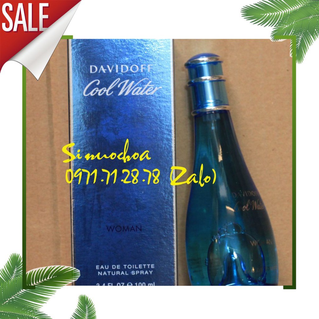 🌟💧[CHÍNH HÃNG]🌟💧 Nước Hoa Nữ Davidoff Cool Water Woman 100ml 🌟💧[CAO CẤP]🌟💧