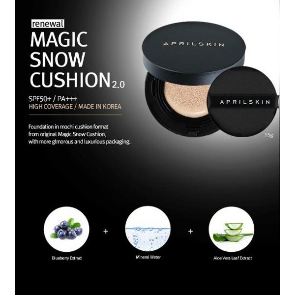 Phấn Nước April Skin Magic Snow Cushion