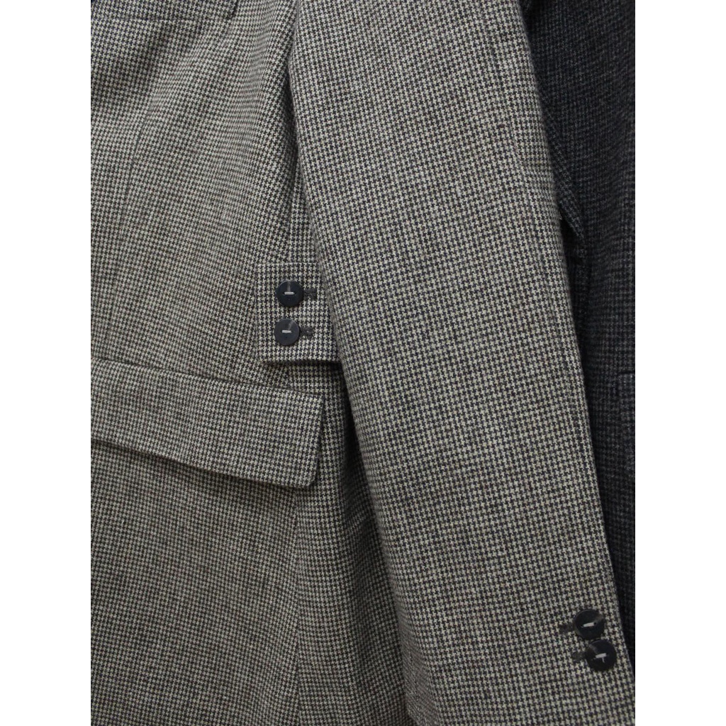 Q9265 - Áo khoác vest Roliate túi, 4 nút trước, phối caro | BigBuy360 - bigbuy360.vn