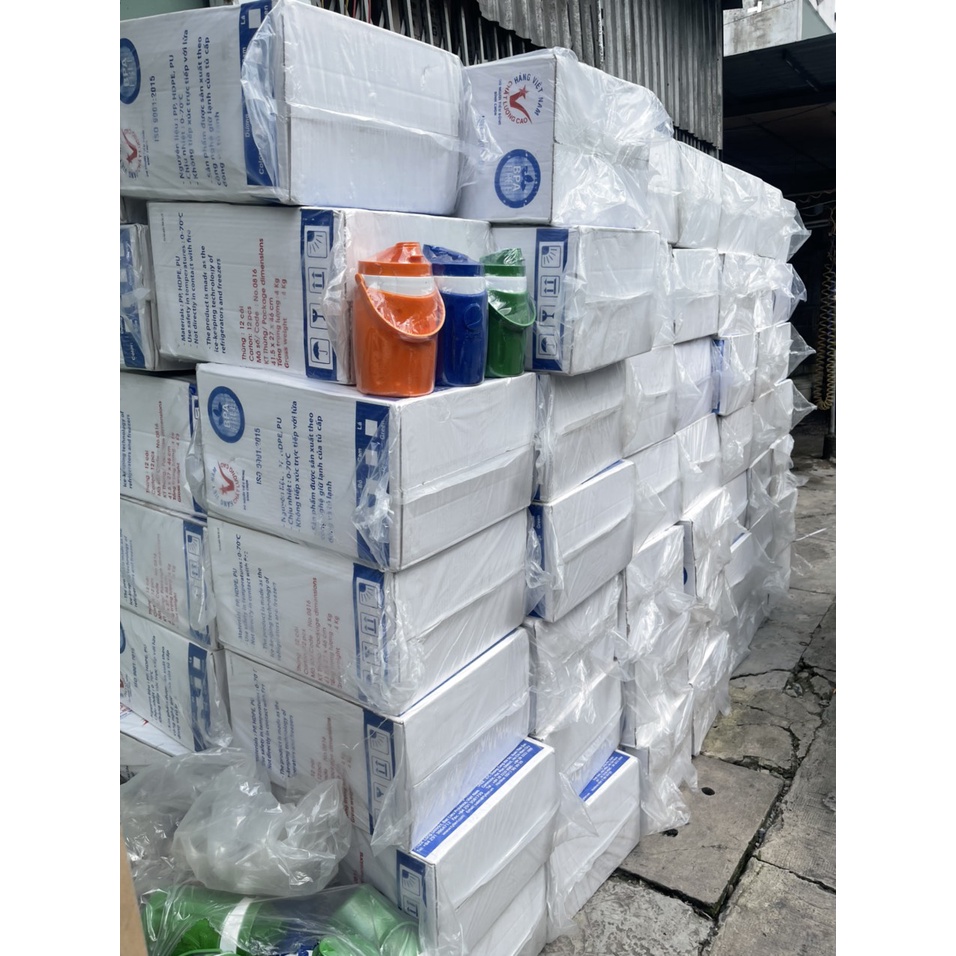 Bình đá giữ nhiệt nắp bật Tý Liên nhựa cao cấp 1.5l – Ngọc Ken Shop