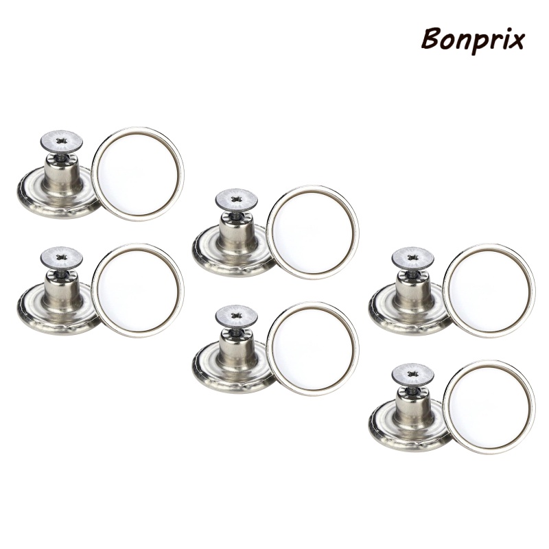 [Bon] Nút Quần Jean Bạc Bóng 17mm DIY