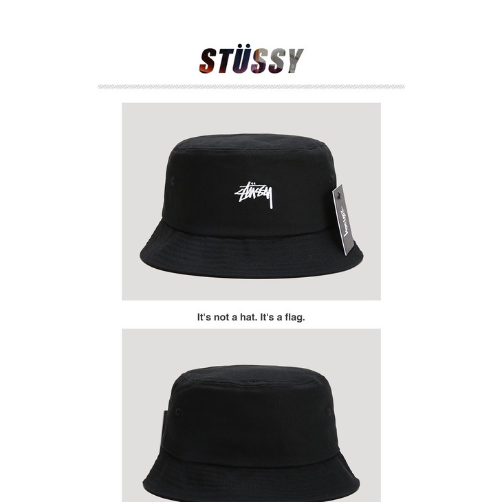 Mũ Bucket Thêu LOGO Stussy Hàng Có Sẵn Cho Cặp Đôi Nam Và Nữ