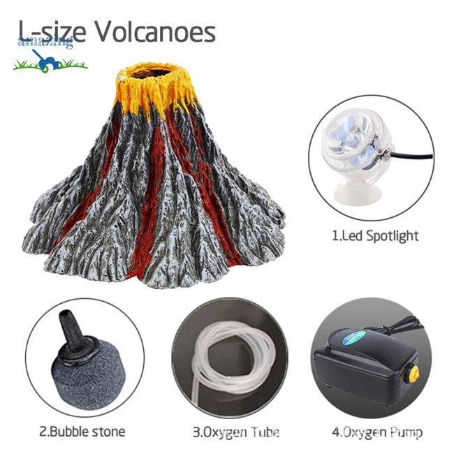 Phụ Kiện Đá Núi Lửa Nhân Tạo Trang Trí Bể Cá