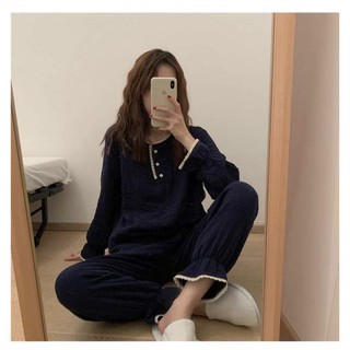 𝗺𝗶𝗲 𝘀𝘁𝘂𝗱𝗶𝗼 - Đồ bộ mặc nhà cúc dọc dễ thương