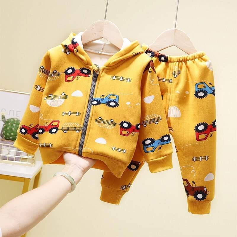 qc BỘ LÓT NỈ CÓ MŨ