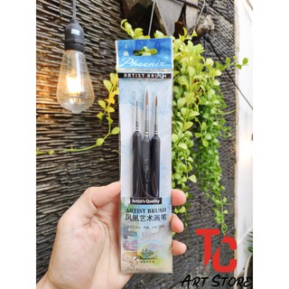 Bộ Cọ Đầu Nhọn Phoenix 285 - 3 Cây Thân Mập