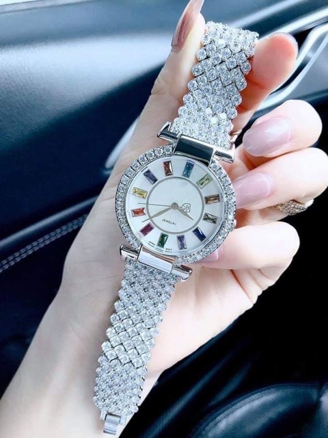 (TẶNG KÈM HỘP) ĐỒNG HỒ NỮ DÂY KIM LOẠI NẠM ĐÁ KIM TUYẾN THƯƠNG HIỆU ROY | BigBuy360 - bigbuy360.vn