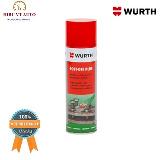 Chất Phá Gỉ Rost-Off-Plus (300ml) Wurth 0890200 công phá làm bong rã gỉ sét một cách tối đa.