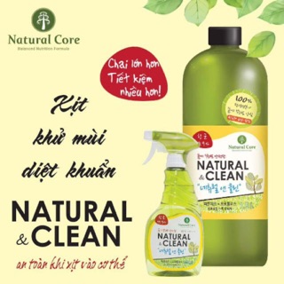 XỊT KHỬ MÙI KHÁNG KHUẨN NATURAL CLEAN CHÓ MÈO CHAI 500ml