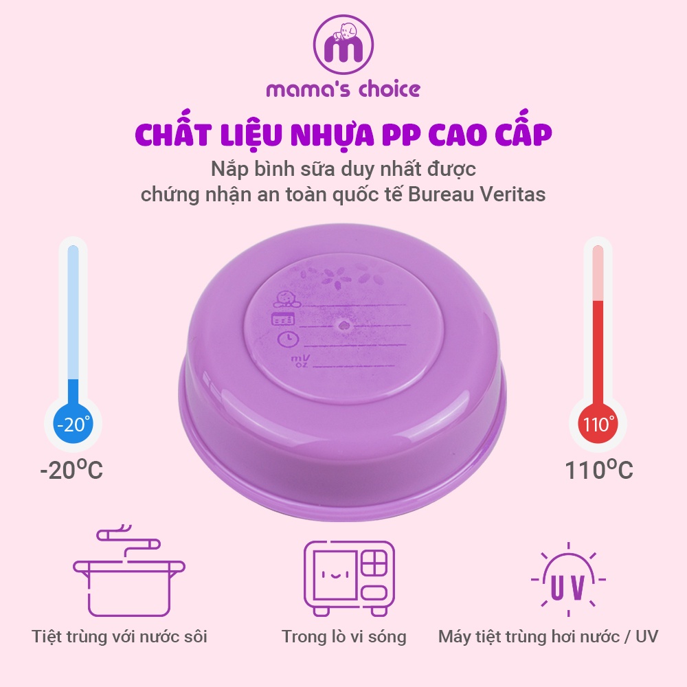 Nắp Bình Sữa Cổ Rộng Mama's Choice, Tương Thích Với Bình Cổ Rộng Spectra, Avent, Rozabi, Cimilre, Fatz