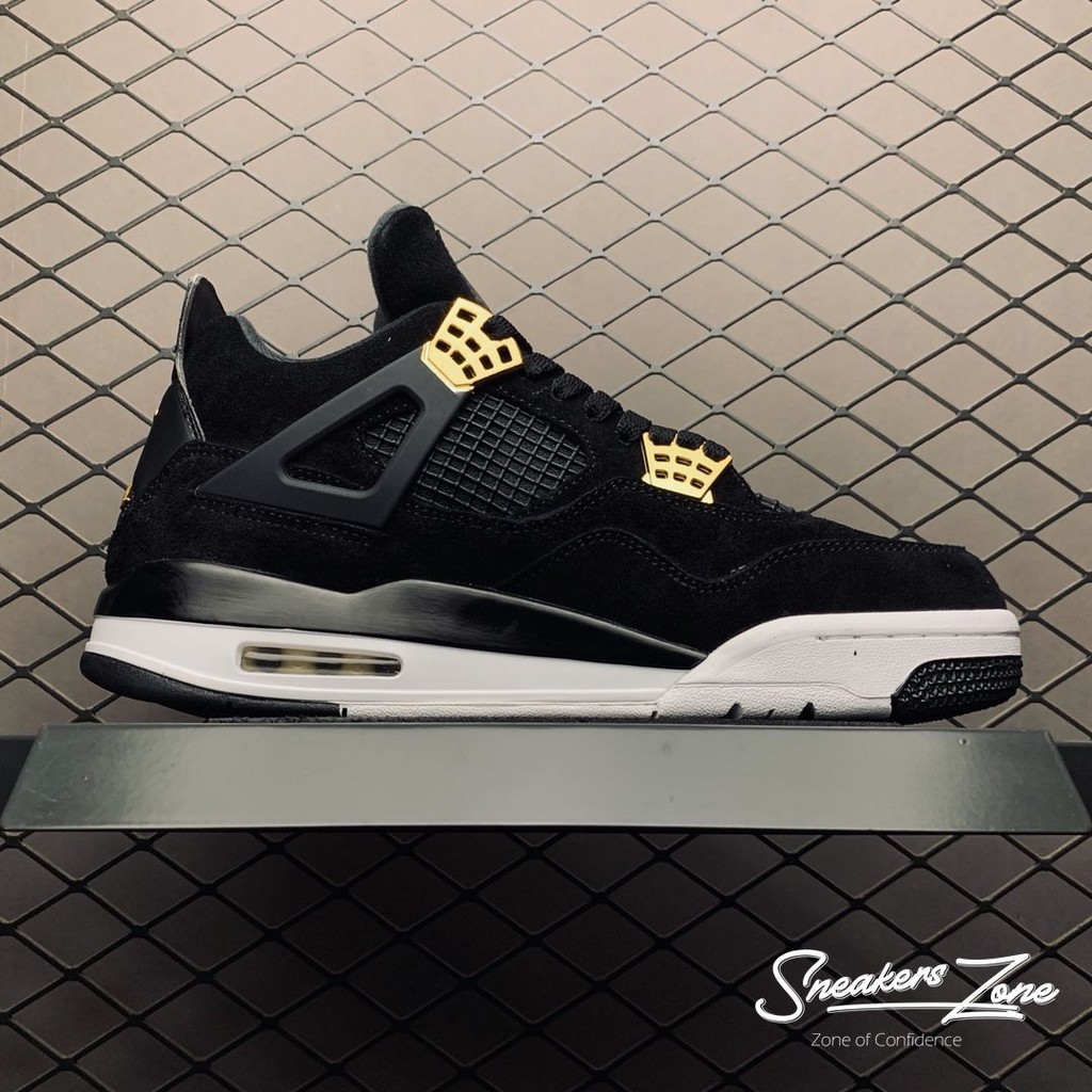 𝐓Ế𝐓 Giày thể thao Giày thể thao AIR JORDAN 4 ROYALTY đen đế trắng ^ g