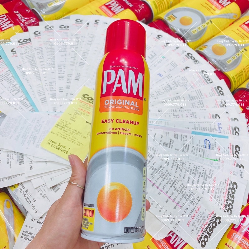 Dầu ăn kiêng dạng xịt PAM Original 0 Calories Mỹ
