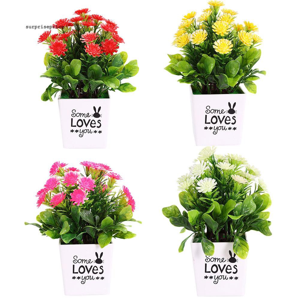 1 Cây Hoa Cúc Nhân Tạo Mini Trang Trí Nhà Cửa / Tiệc Cưới