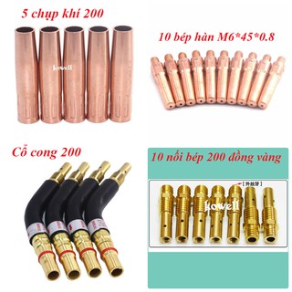 Combo Phụ kiện mỏ hàn mig 200