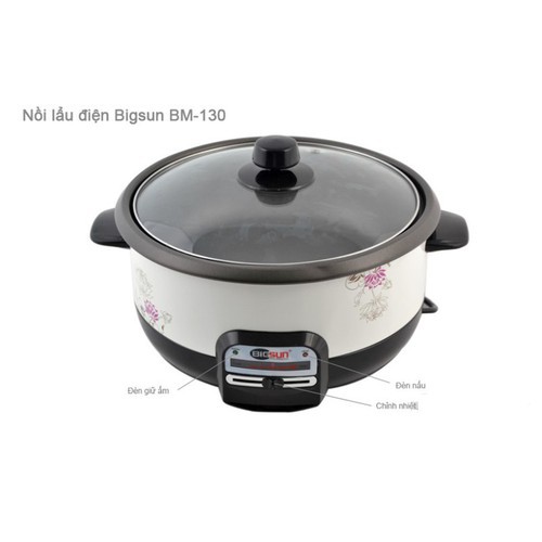 Nồi lẩu điện Bigsun BM-130 3 lít