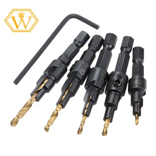 Set 5 mũi khoan lục giác chuyên dụng