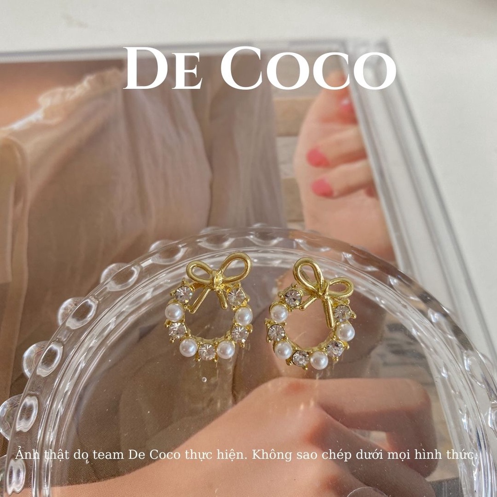 Bông tai nữ Floral Ring De Coco