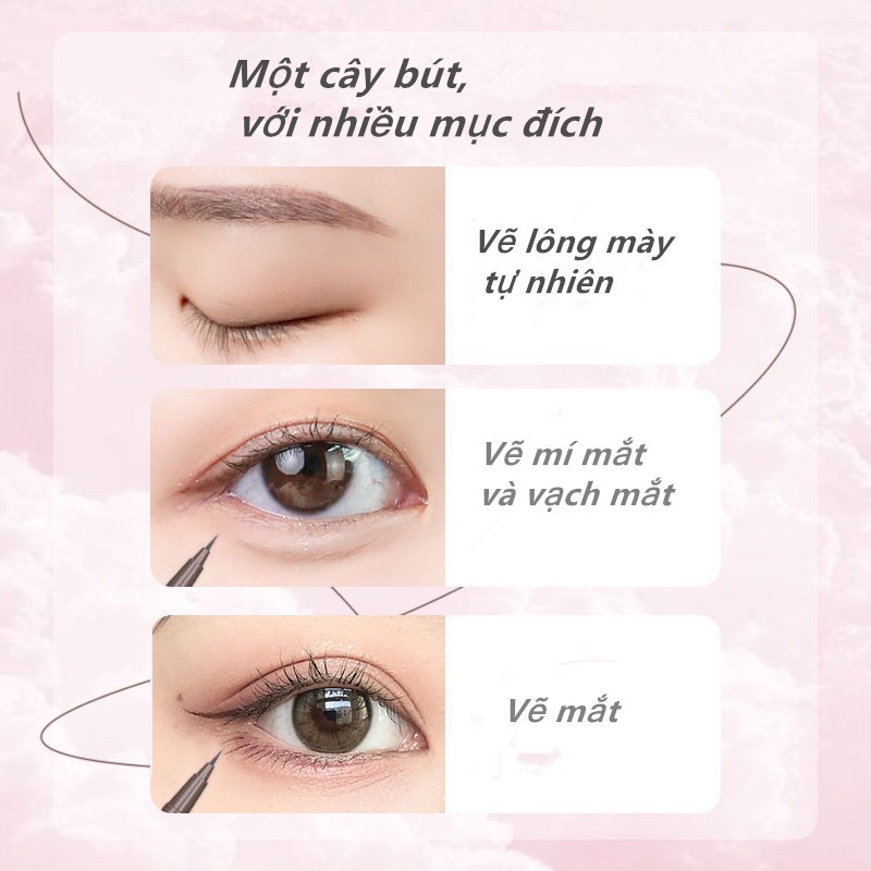Bút Kẻ Lông Mày Dạng Lỏng Không Thấm Nước Và Mồ Hôi