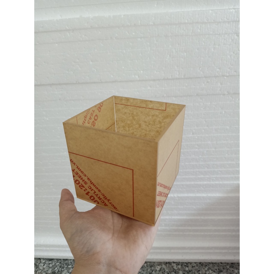 Bể cá, hồ cá acrylic - bể cubic 10cm