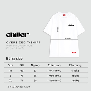 Áo thun CHILLER / Basic v.02 / Oversized / Form rộng / Unisex.