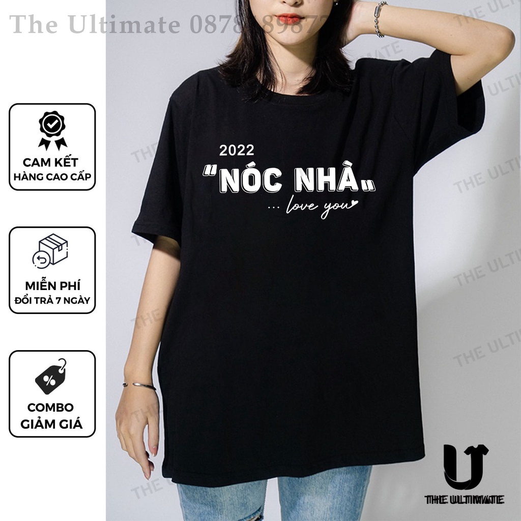 Áo phông đôi Nóc Nhà - Trụ Cột 2022 cực đáng yêu - áo cặp tay lỡ, form rộng 100% cotton co giãn | BigBuy360 - bigbuy360.vn