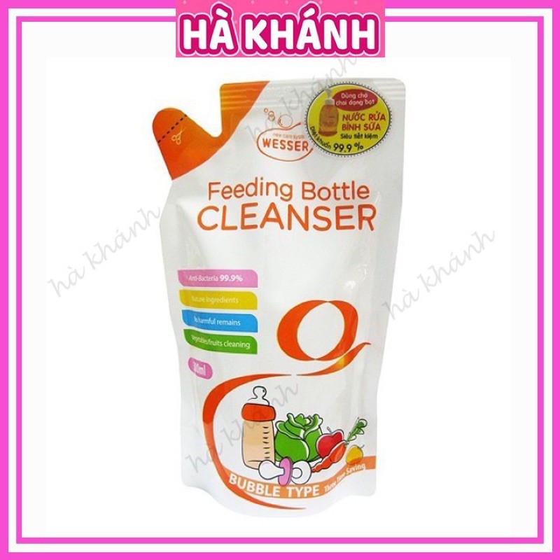 Nước rửa bình sữa Wesser 500ml ( túi)