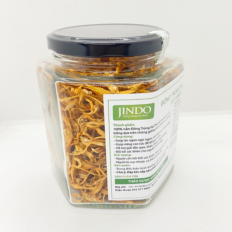 Đông Trùng Hạ Thảo sấy nhiệt [100g] Chính hãng JINDO loại thượng hạng