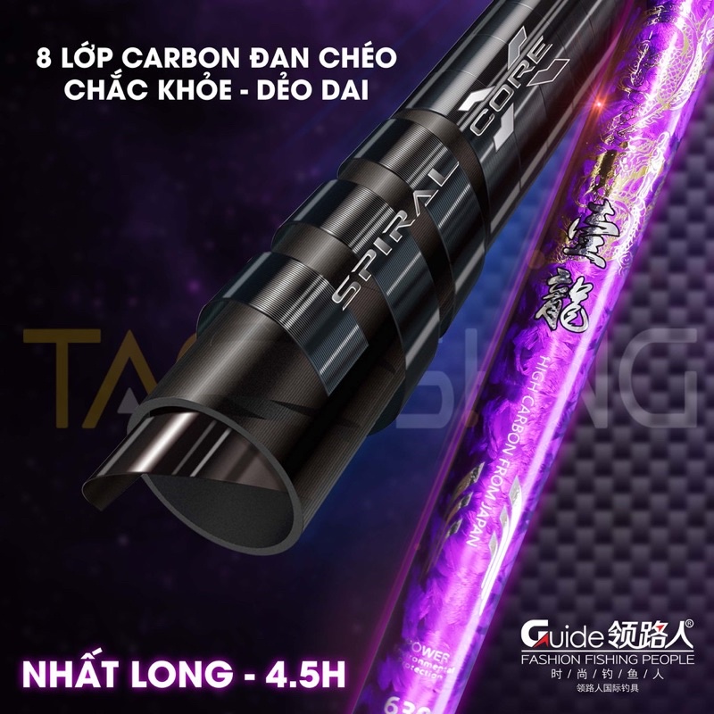 Cần Câu Tay Guide Nhất Long F1 4,5H 28i  Chính Hãng