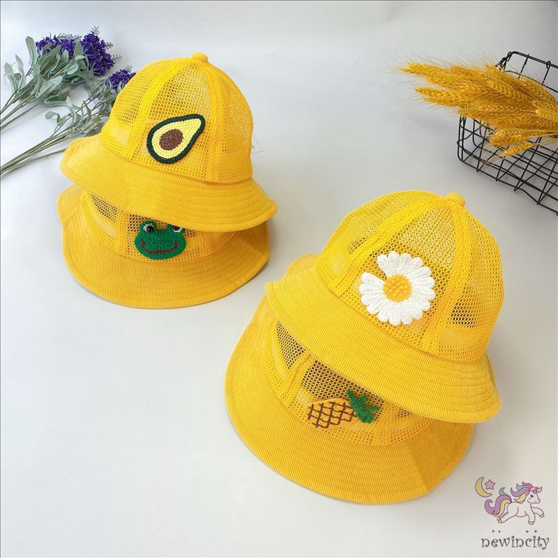 Nón tai bèo chống nắng họa tiết hoạt hình thời trang mùa hè xinh xắn cho trẻ em