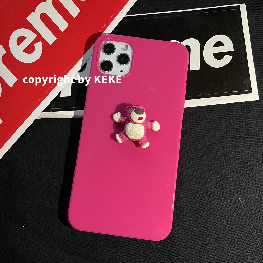 Ốp Lưng Hình Con Gấu Dễ Thương Cho Apple 11 12 13 iPhone678Plus xr xsmax