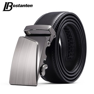 Dây thắt lưng bostanten làm từ da thật kiểu dáng thời trang dành cho nam