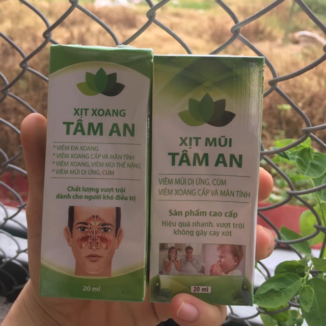 XỊT XOANG TÂM AN XỊT MŨI TÂM AN