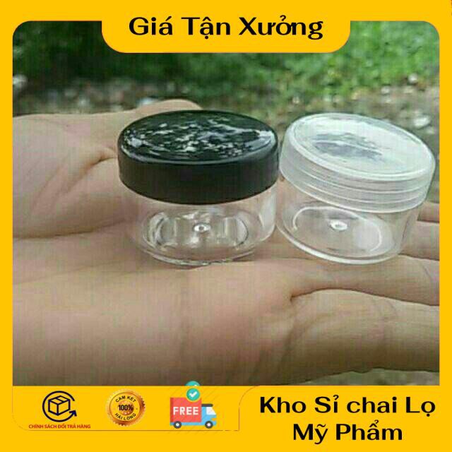 Hủ Đựng Kem ❤ TRÙM SỈ ❤ Hũ nhựa tròn 3g,5g,10g,20g,30g,50g,100g chiết kem , phụ kiện du lịch