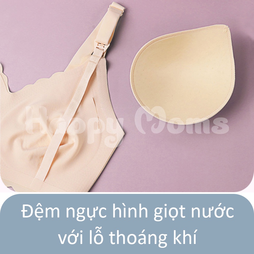 Áo Lót Cho Con Bú - Áo Ngực Bầu EnjoyPreg vải Modal có lỗ thoáng khí cho mẹ bầu và sau sinh