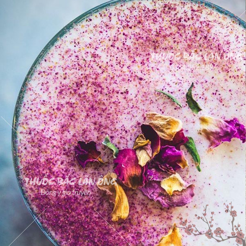 Bột hoa hồng nguyên chất 100g