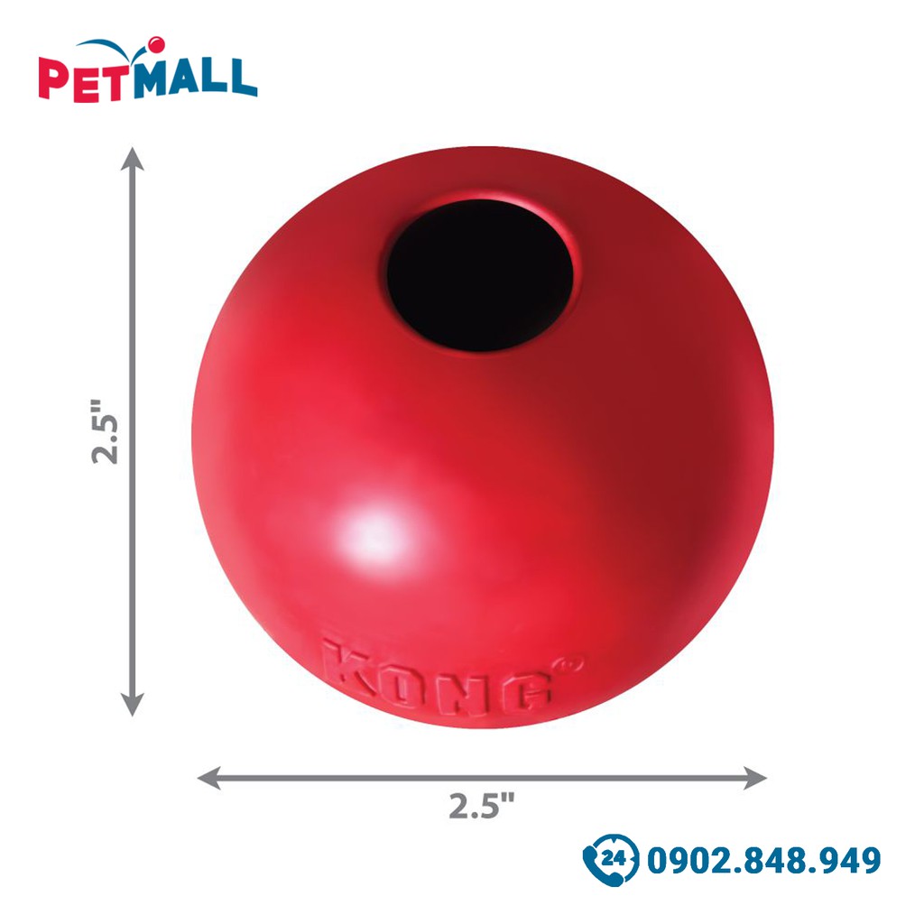 Đồ chơi banh Kong Classic Ball Small - Cho chó &lt;16kg , có thể nhét treats Petmall