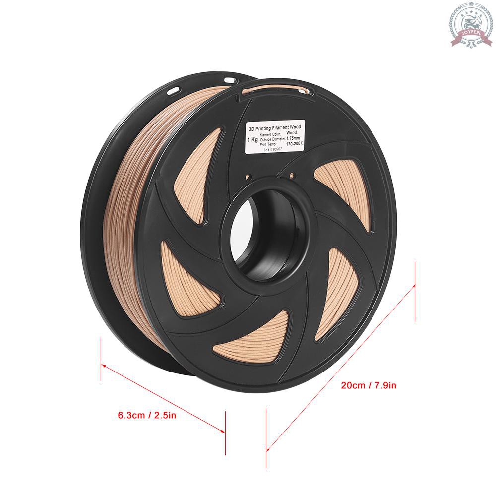 Sợi Gỗ + Pla 1.75mm 1kg Cho Máy In 3d + Vòng Đệm - 0.02mm