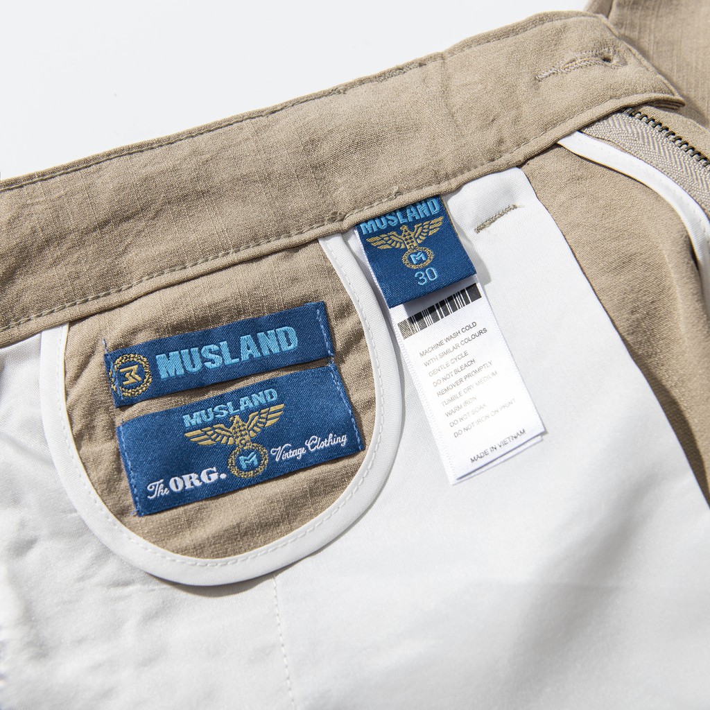 Quần Đũi Linen Musland KKOL001 - Quần Đũi Ống Suông Cao Cấp Thấm Hút Mồ Hôi, Co Giãn