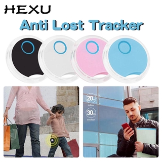 Hexu S8 Mini Smart GPS Tracker Anti-Lost Device Alarm Tag Baby Child Pets Dog Cat Wallet Vehicle Finder Locator Wireless Bluetooth GPS Seeker Tracking Device AirTag