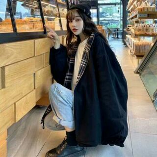 Áo Khoác Ulzzang ( MẶC ĐƯỢC 2 MẶT )