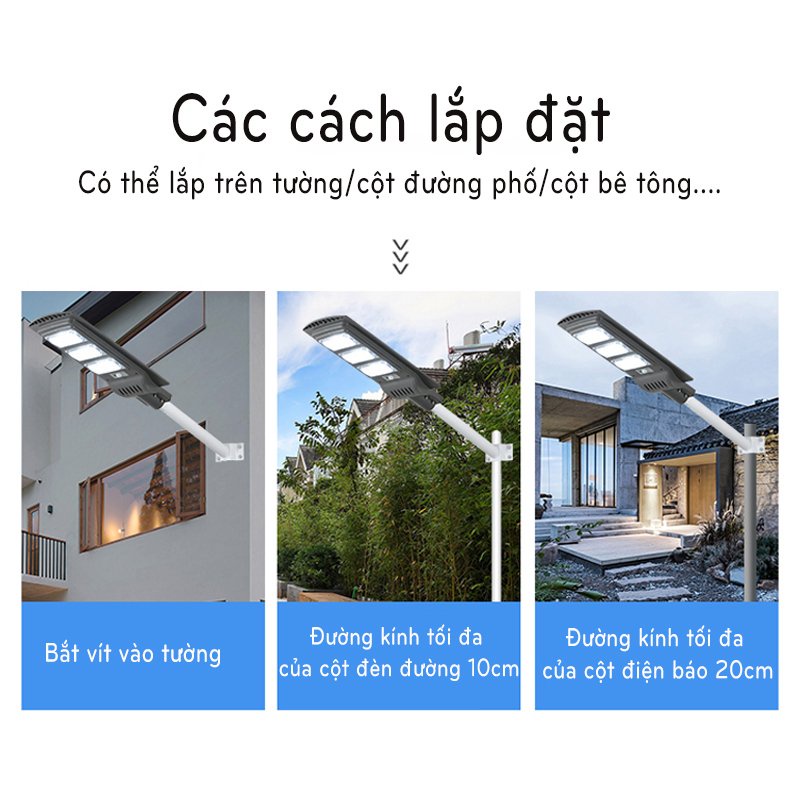 Đèn Năng Lượng Mặt Trời Siêu Sáng, Chống Nước Cao Cấp ĐÈN TOKI