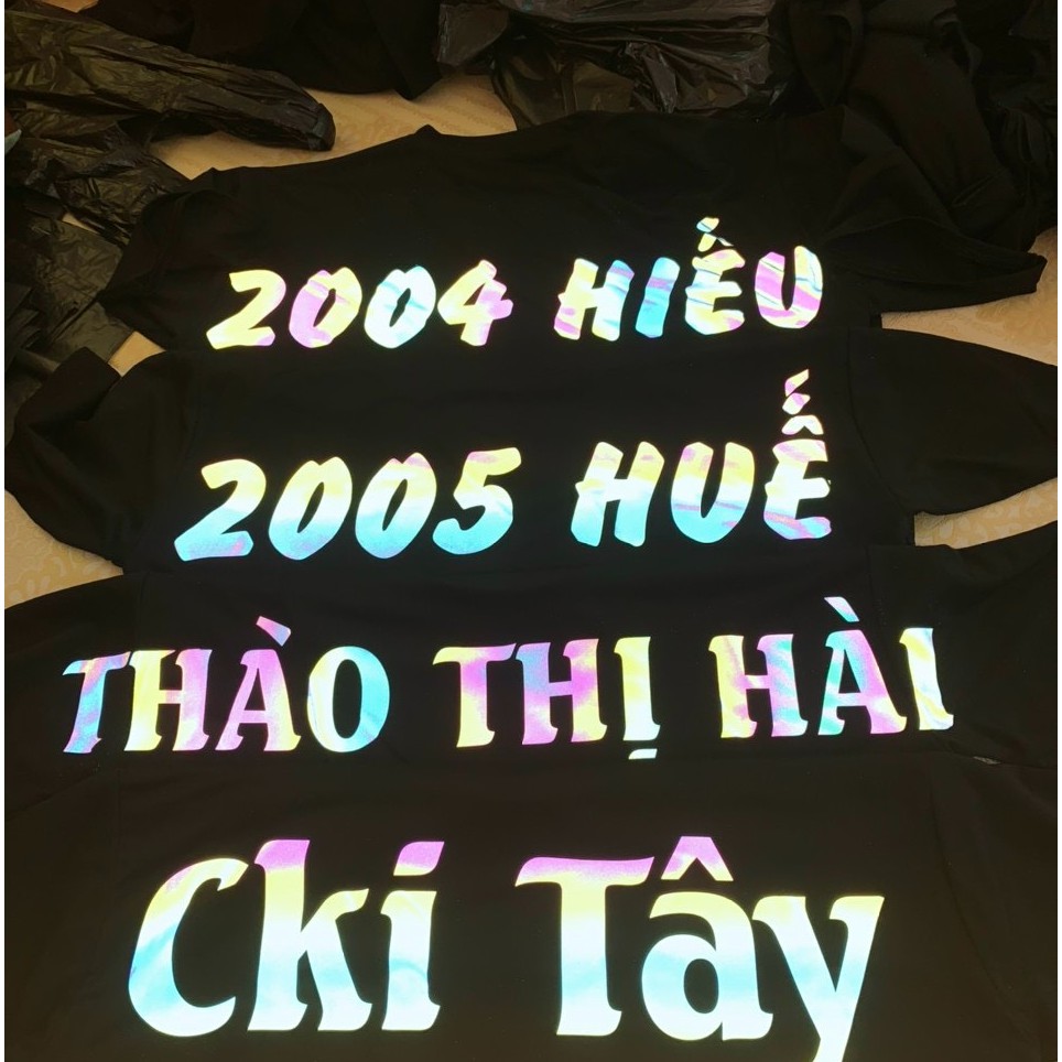 Áo thun tay lỡ IN THEO YÊU CẦU form rộng unisex COTTOT  phản quang 7m form 40-80kg | BigBuy360 - bigbuy360.vn