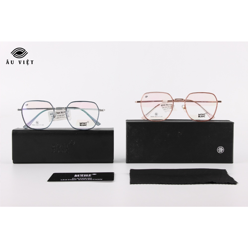 Gọng kính titanium MB T-9043 dáng vuông Full box