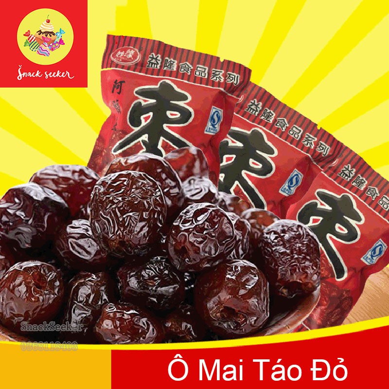 ( MỚI VỀ ) Ô Mai Táo Đỏ - Snackseeker - Đồ Ăn Vặt Trung Quốc - Táo Đỏ Sấy Mềm thơm ngon