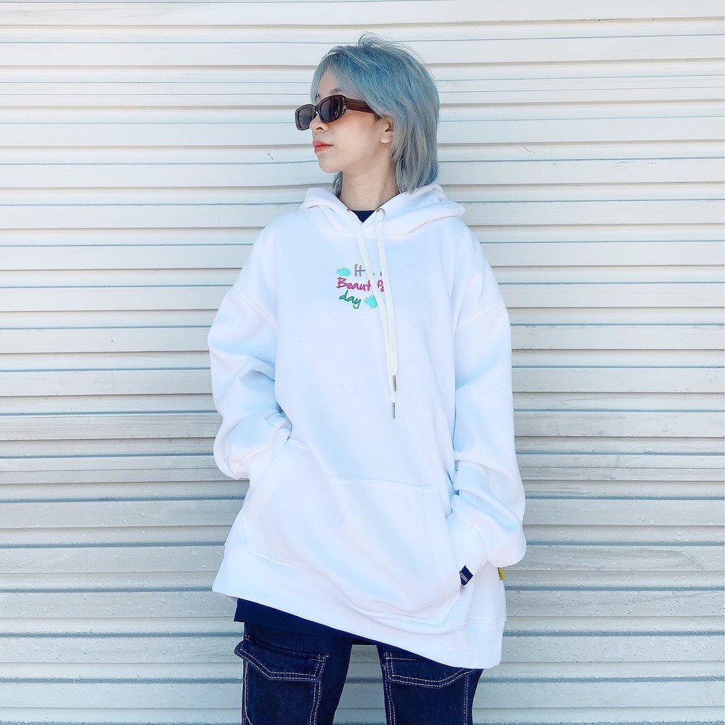 Áo Hoodie nỉ bông It's A Beautiful Day  (Tặng kèm túi Tote) | BigBuy360 - bigbuy360.vn