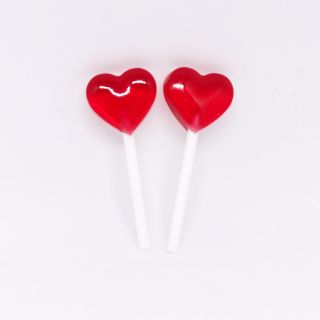 Charm kẹo mút hình tim